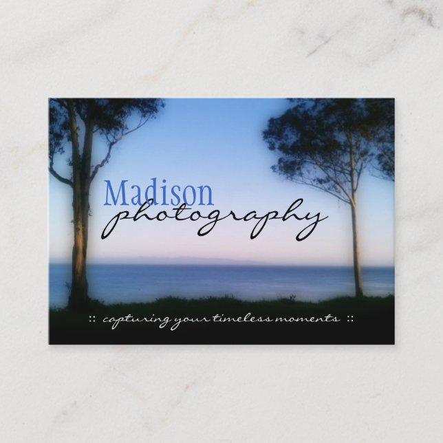 Ocean View : Business Card (Front)