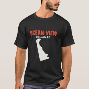 Ocean View Delaware USA State America Travel Delaw T-Shirt