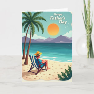 Ocean View Fathers Day Card