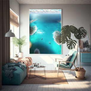 Ocean view poster