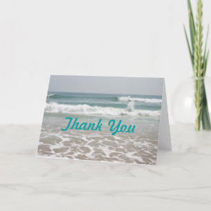 Ocean View Thank You Card