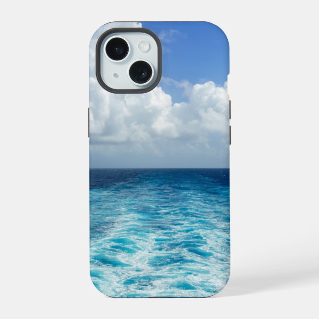 Ocean Wake - Cruise Ship iPhone 15 Case (Back)