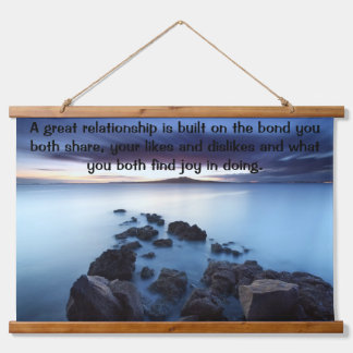 Ocean Walkway made from rocks Hanging Tapestry