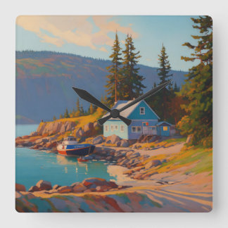 ocean wall clock