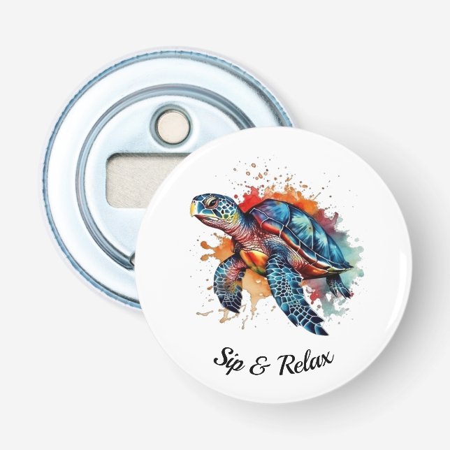 Ocean Wanderer, custom Bottle Opener (Front)