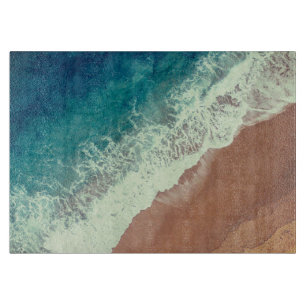 Ocean water beach sand summer seaside shore cutting board