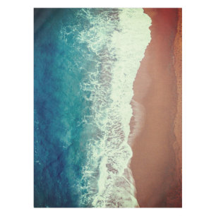 Ocean water beach sand summer seaside shore tablecloth