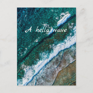 Ocean Water Beach Waves Postcard