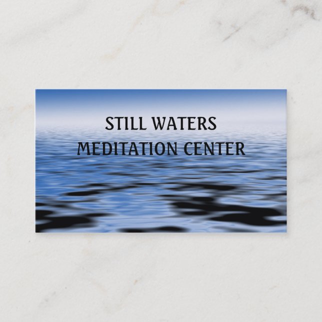 Ocean Water Horizon Business Card (Front)