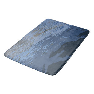 OCEAN WATER LAKEWATER BLUE BATH MAT