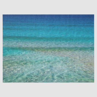 ocean water tissue paper