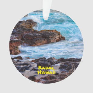 Ocean waters of Kauai, Hawaii Ornament
