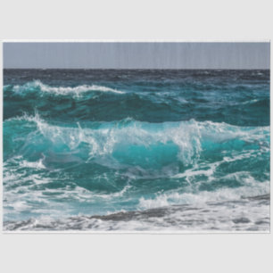 Ocean Wave 20x30  Decoupage Tissue Paper
