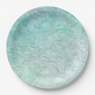 Ocean wave &  breeze inspired  paper plate