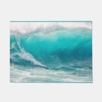 Ocean Wave Customise Template Rug Doormat