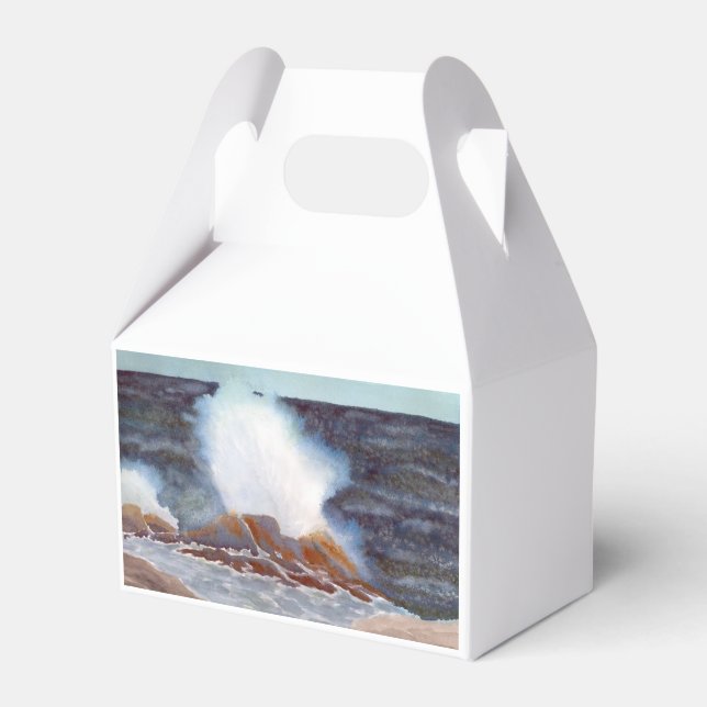 Ocean Wave Favour Box (Front Side)