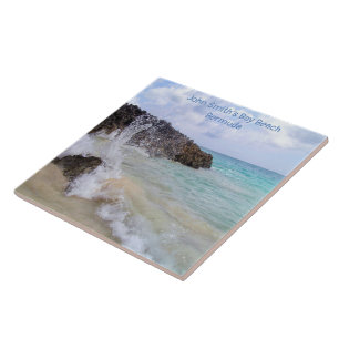 Ocean Wave John Smith’s Bay Beach Bermuda tile