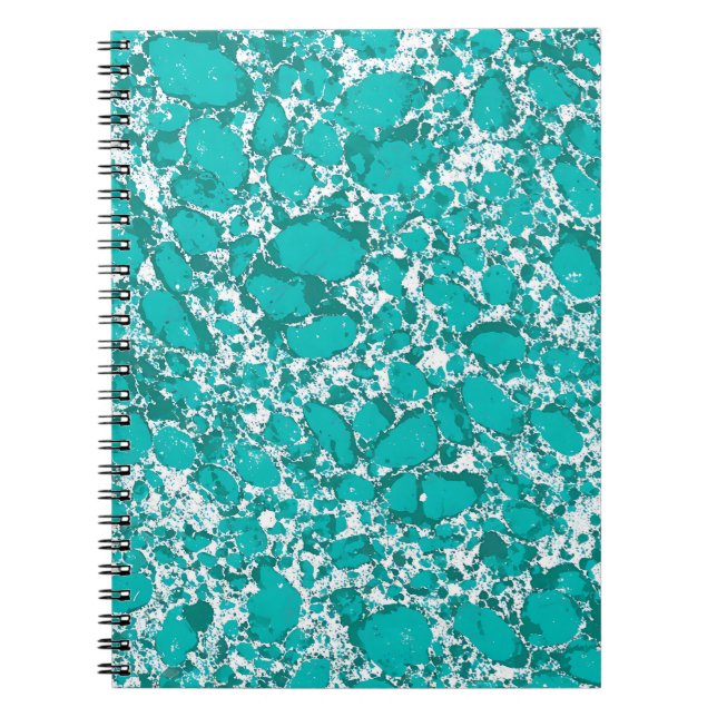 Ocean Wave Marble Notebook (Front)
