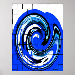 Ocean wave poster