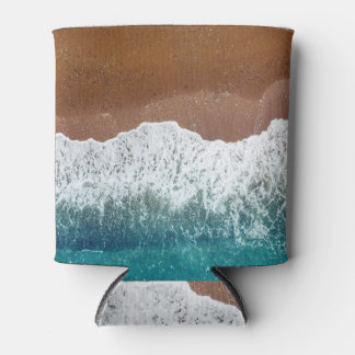 Ocean Wave: Sandy Beach Top. Can Cooler