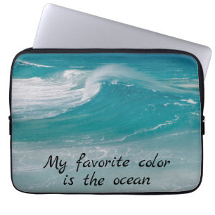Ocean Wave Scene  Laptop Sleeve