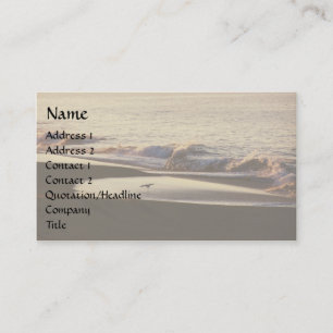 Ocean Wave Seashore Business Card