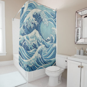 Ocean Wave Serenity Shower Curtain