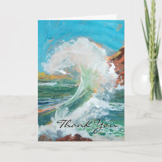 Ocean Wave Thank You Card