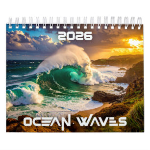 OCEAN WAVES - 2026 - CALENDAR