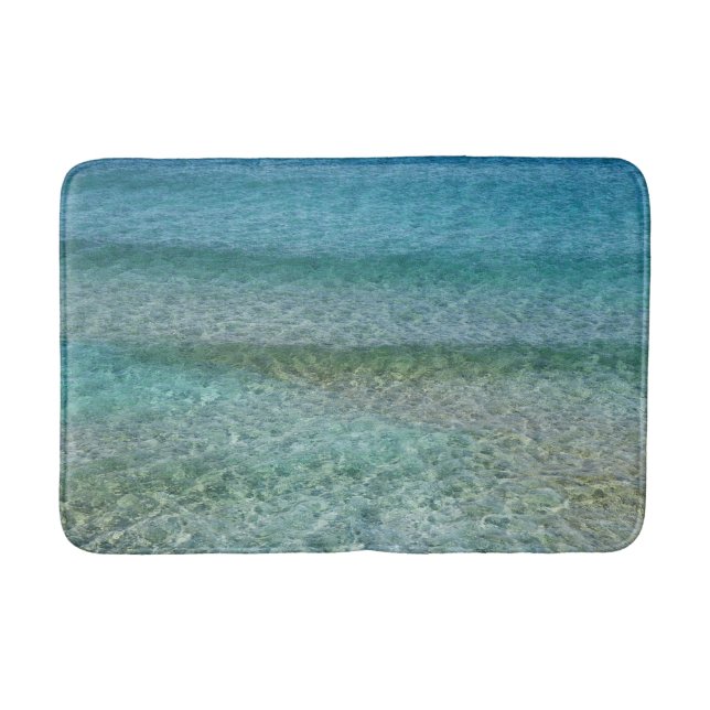 Ocean Waves Bath Mat (Front)