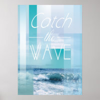 Ocean Waves - Catch the Wave | abstract blues