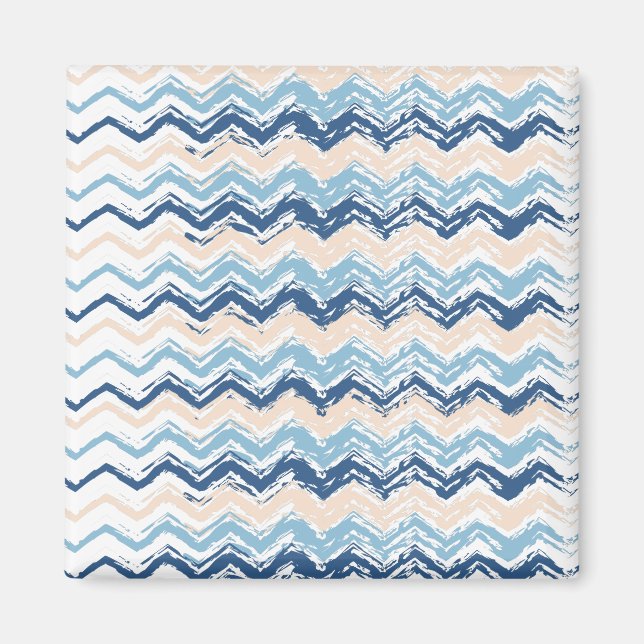 Ocean Waves Chevron Magnet (Front)