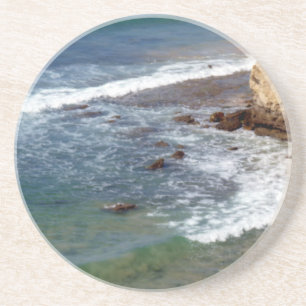 Ocean Waves Crashing Coaster