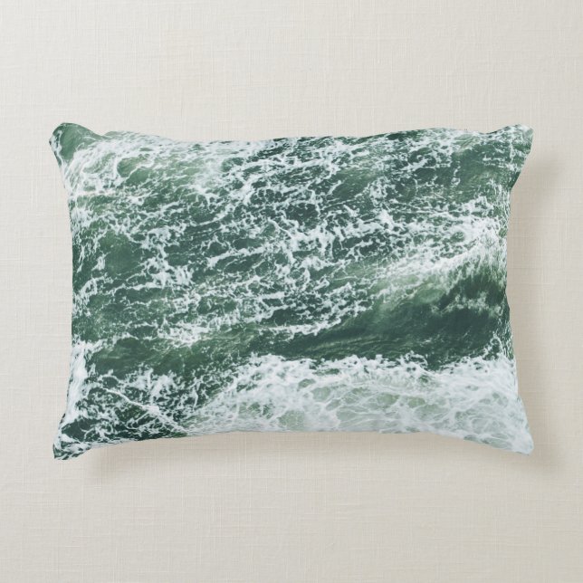 OCEAN WAVES DECORATIVE CUSHION (Front)