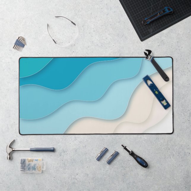 Ocean Waves Desk Mat (Workstation)