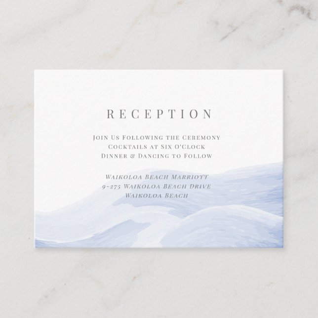 Ocean Waves  - Details Enclosure Card (Front)
