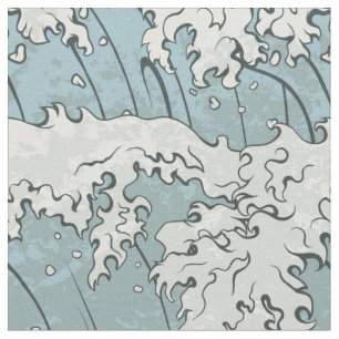 Ocean Waves Fabric