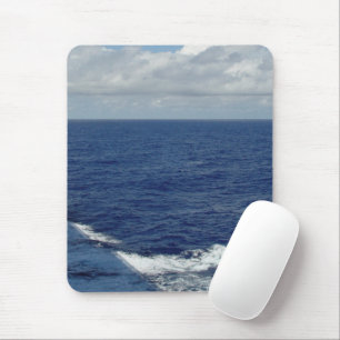 Ocean Waves & Fluffy Clouds Mousepad