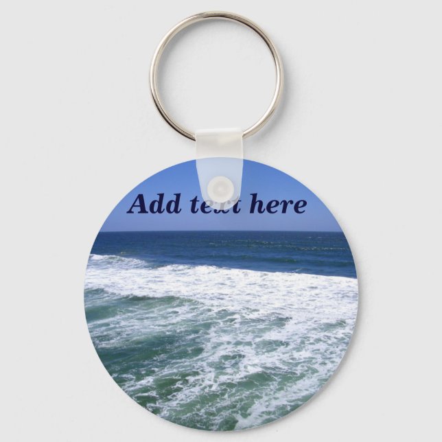 Ocean Waves_ Key Ring (Front)