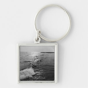 Ocean waves key ring