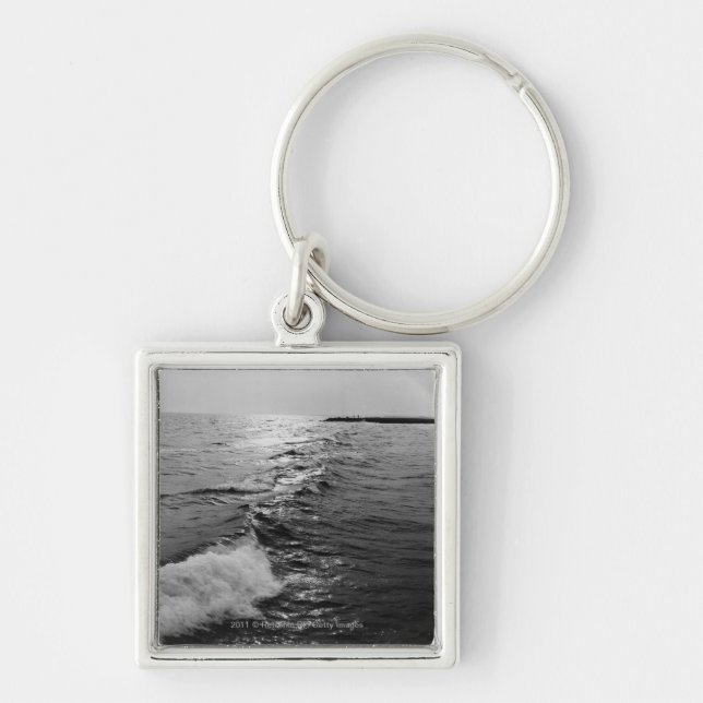 Ocean waves key ring (Front)