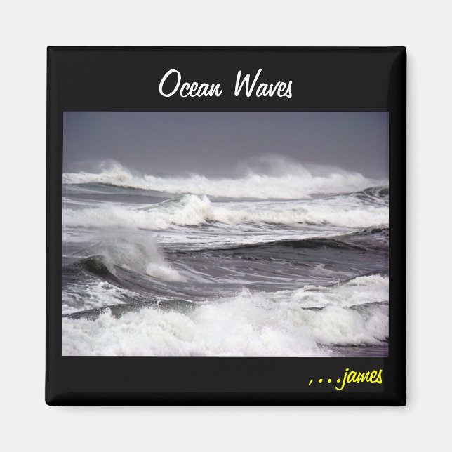 Ocean Waves Magnet (Front)