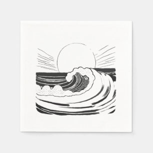 Ocean Waves Napkin