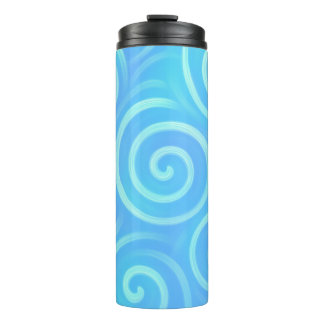 Ocean Waves of Pastel Dreams – Pastel Swirl Therma Thermal Tumbler
