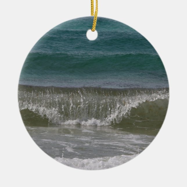 Ocean Waves Ornament (Front)