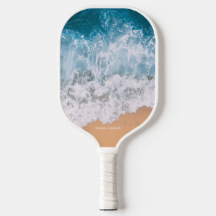 Ocean Waves personalised Pickleball Paddle