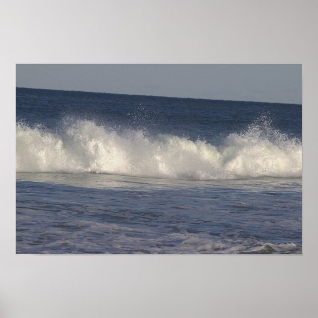 Ocean Waves Poster (Front)