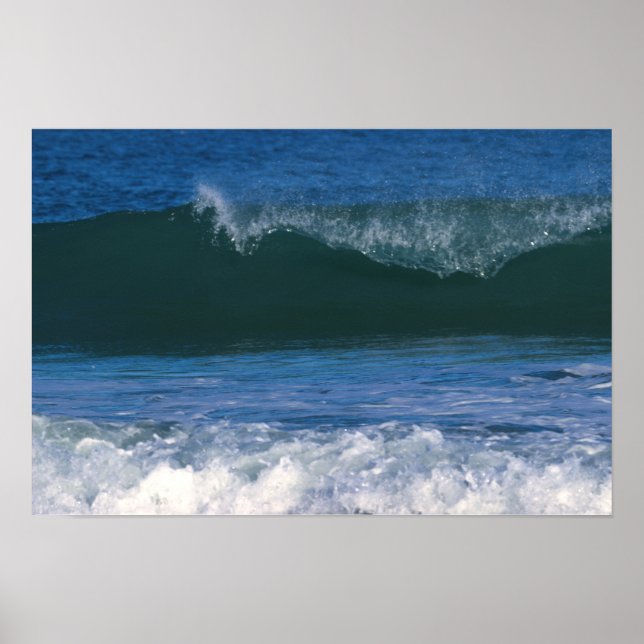 Ocean Waves Poster (Front)