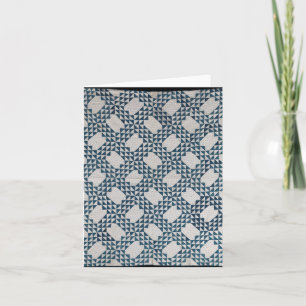 Ocean Waves quilt Note Card