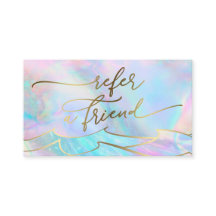ocean waves referral card